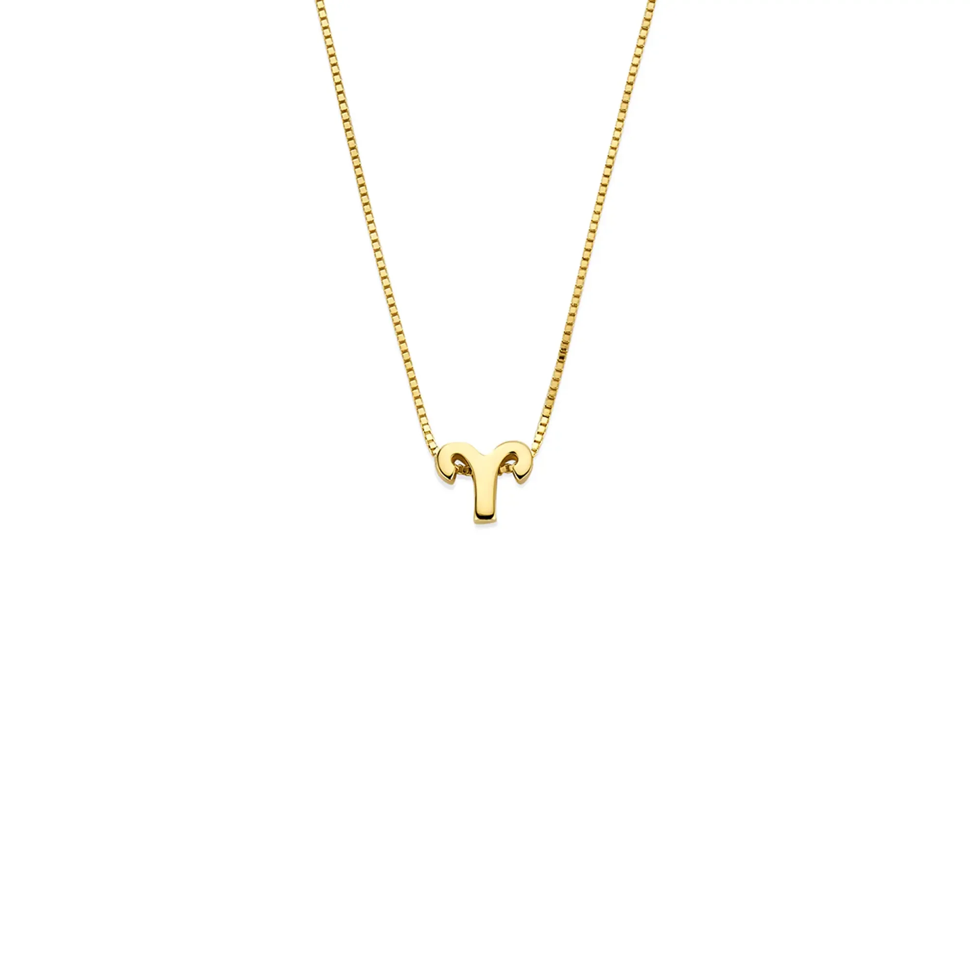 Étoiles d’Or Aries 14 Carat Gold Venetian Necklace With Horoscope - Image 3