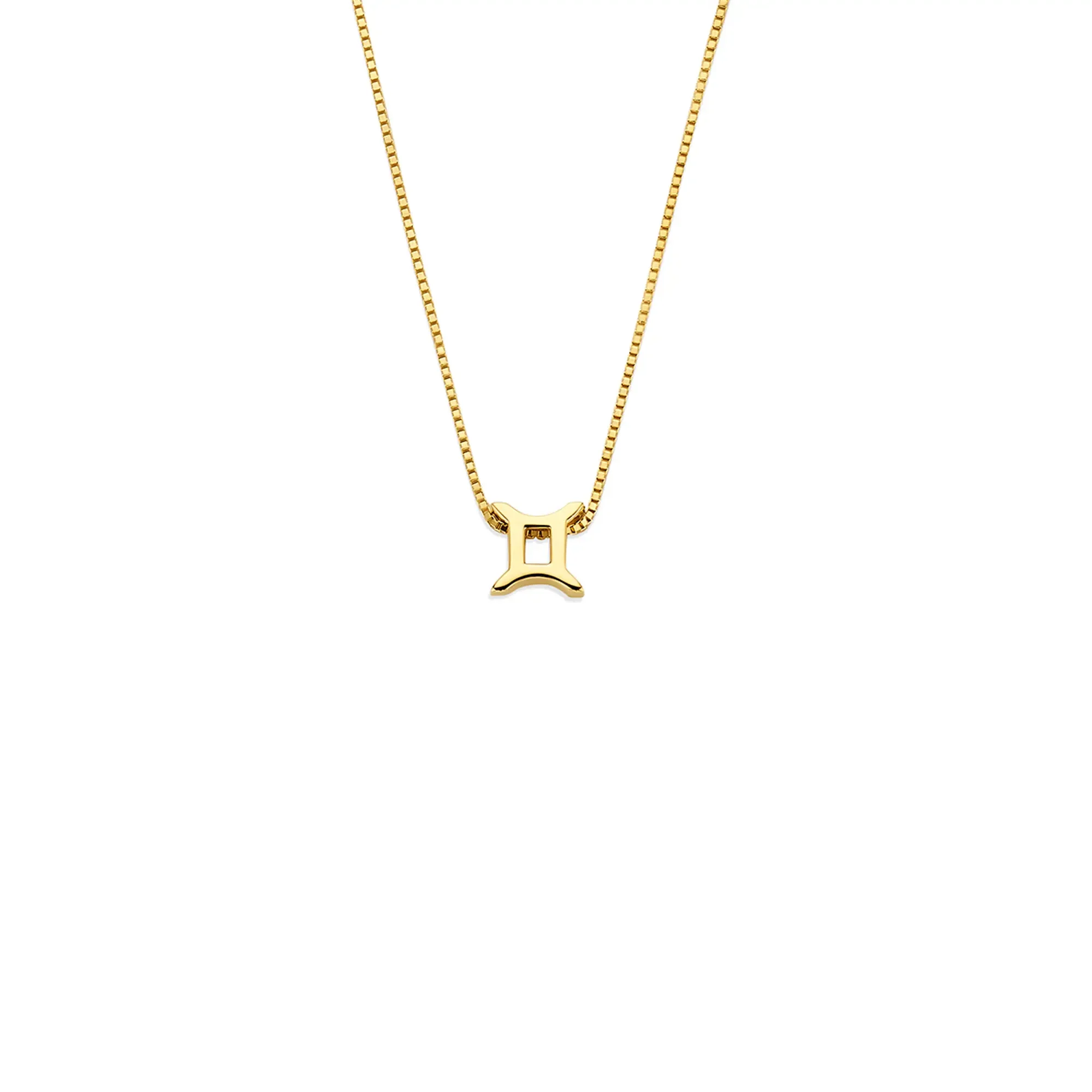 Étoiles d’Or Gemini 14 Carat Gold Venetian Necklace With Horoscope - Image 3
