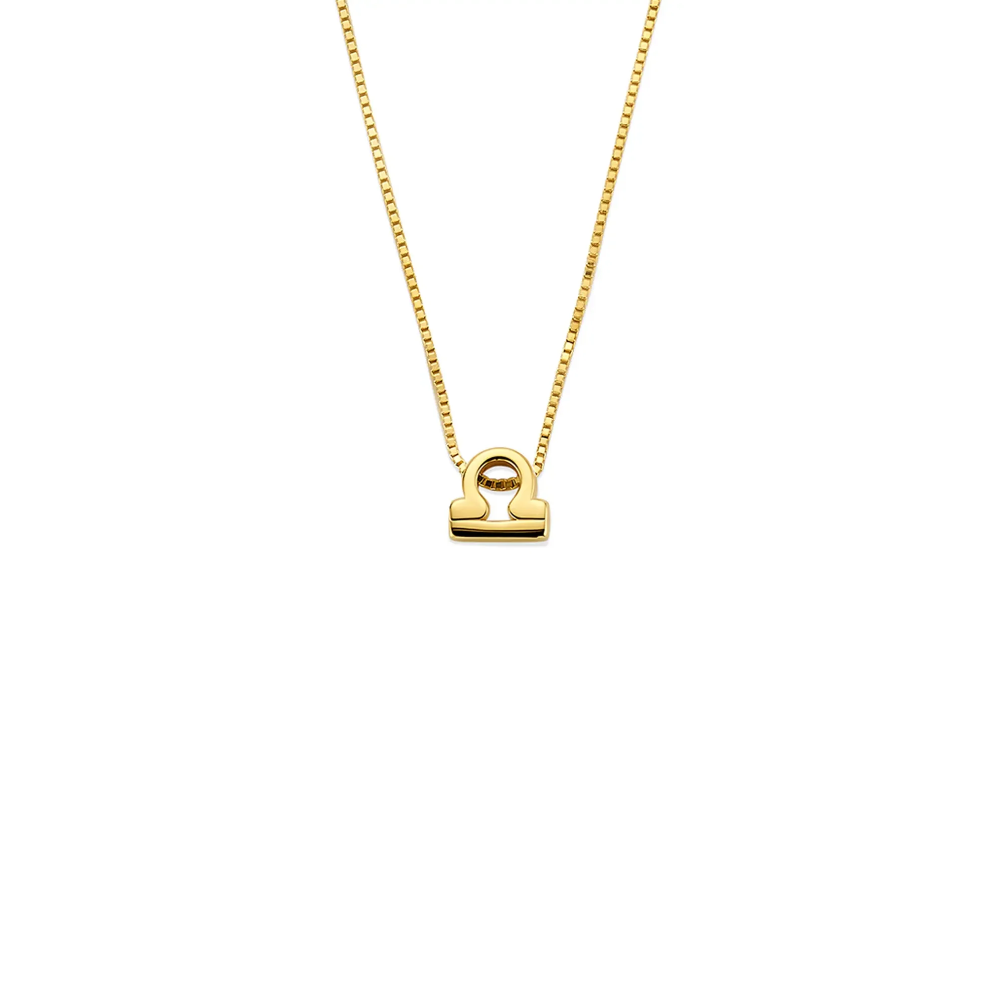 Étoiles d’Or Libra 14 Carat Gold Venetian Necklace With Horoscope - Image 3
