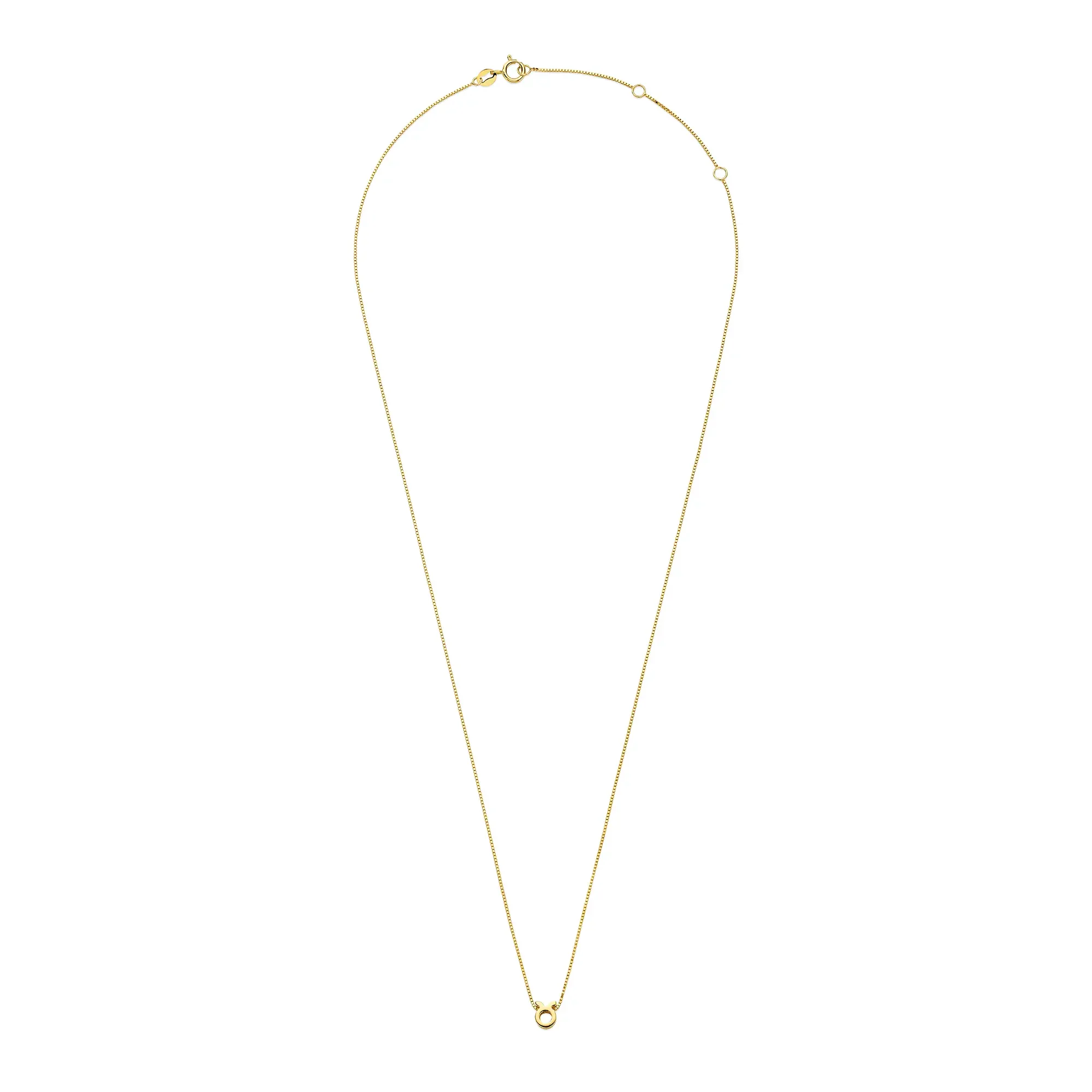 Étoiles d’Or Taurus 14 Carat Gold Venetian Necklace With Horoscope - Image 5