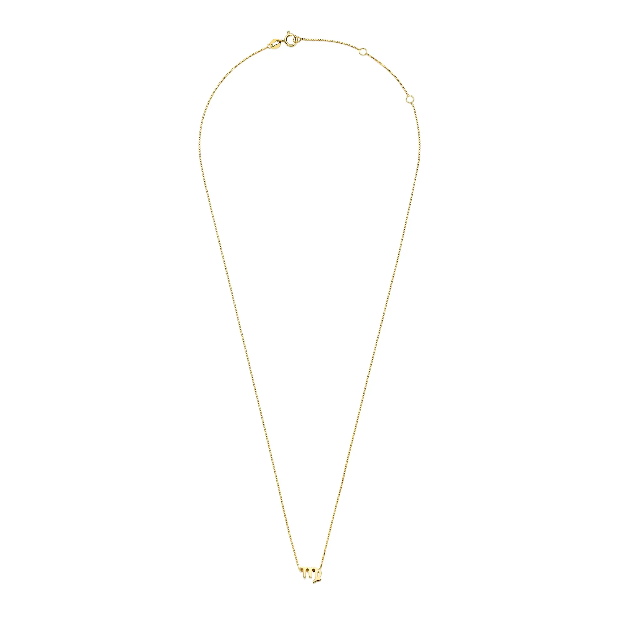 Étoiles d’Or Virgo 14 Carat Gold Venetian Necklace With Horoscope - Image 5