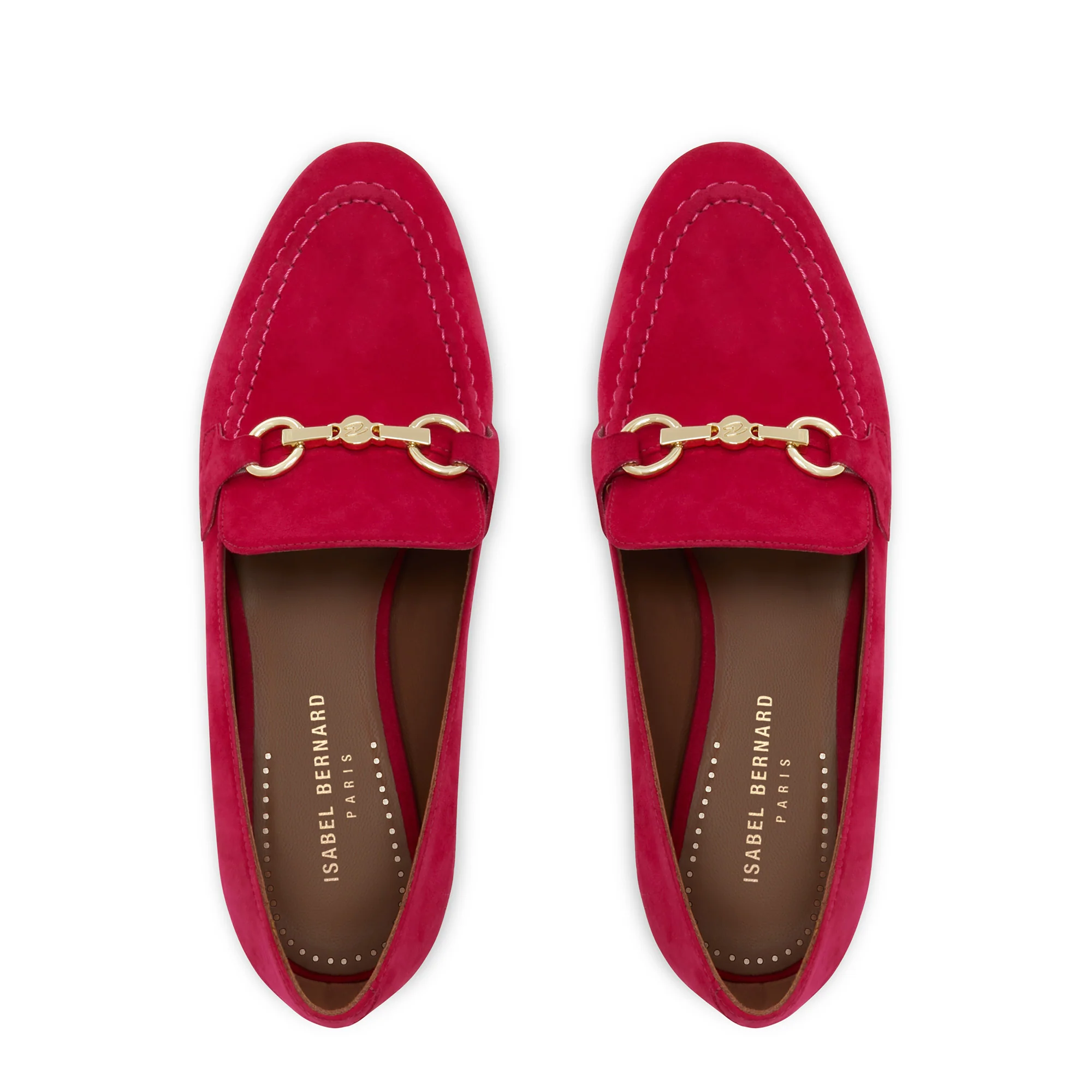 Vendôme Fleur fuchsia suede loafers - Image 8