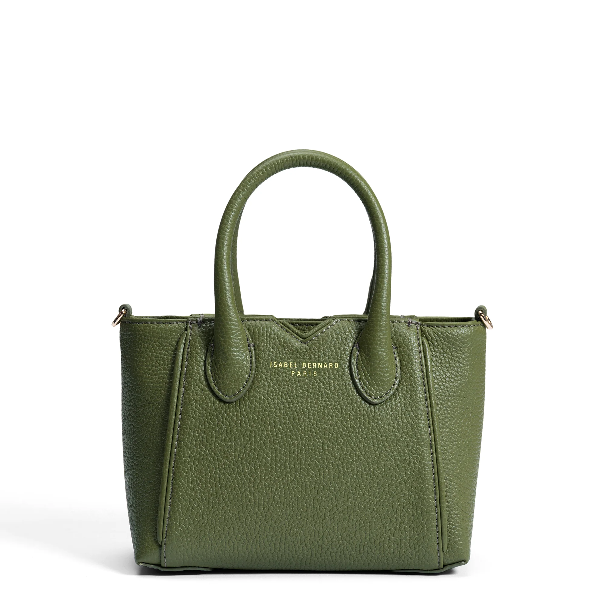 Honoré Cloe Mini green calfskin leather handbag