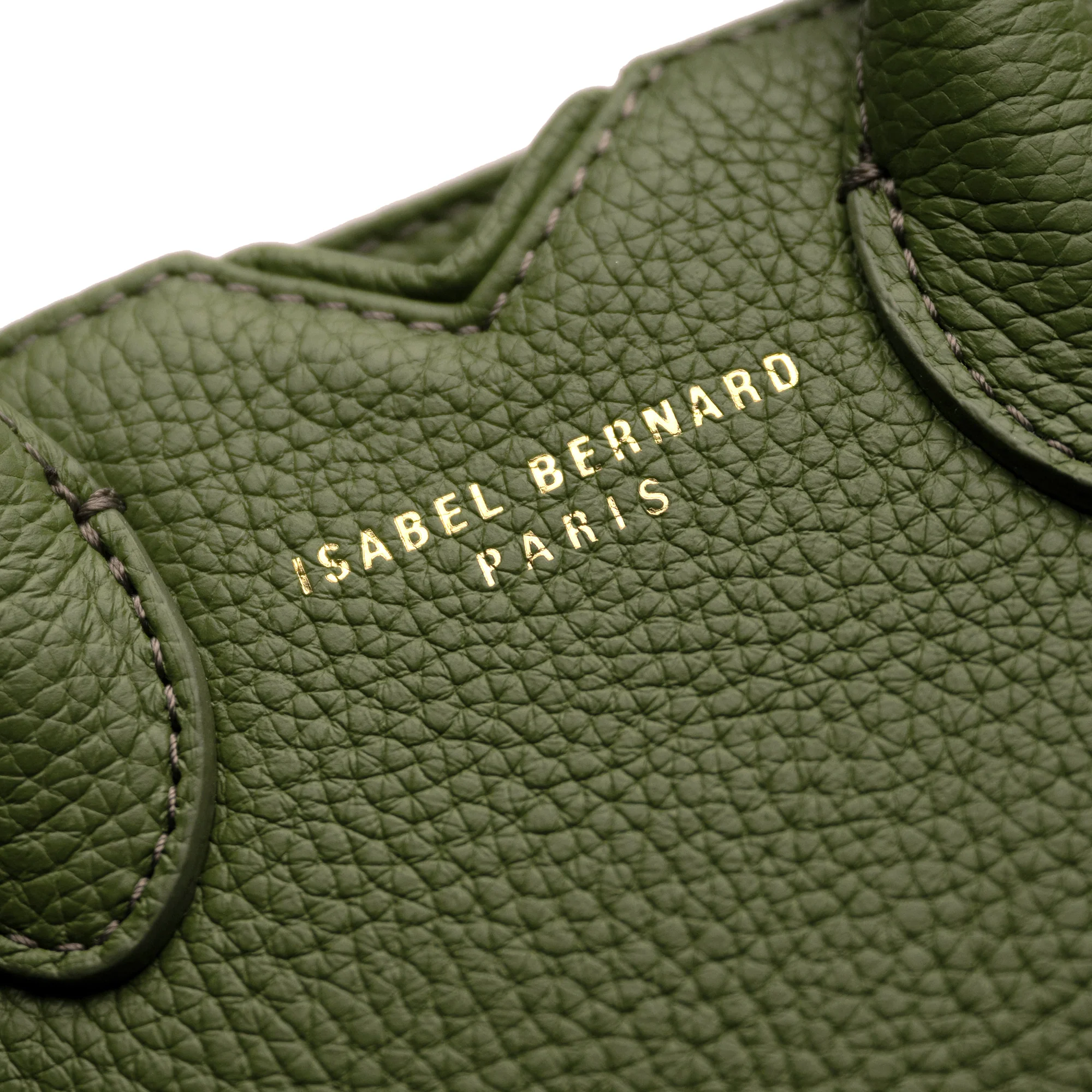 Honoré Cloe Mini green calfskin leather handbag - Image 6