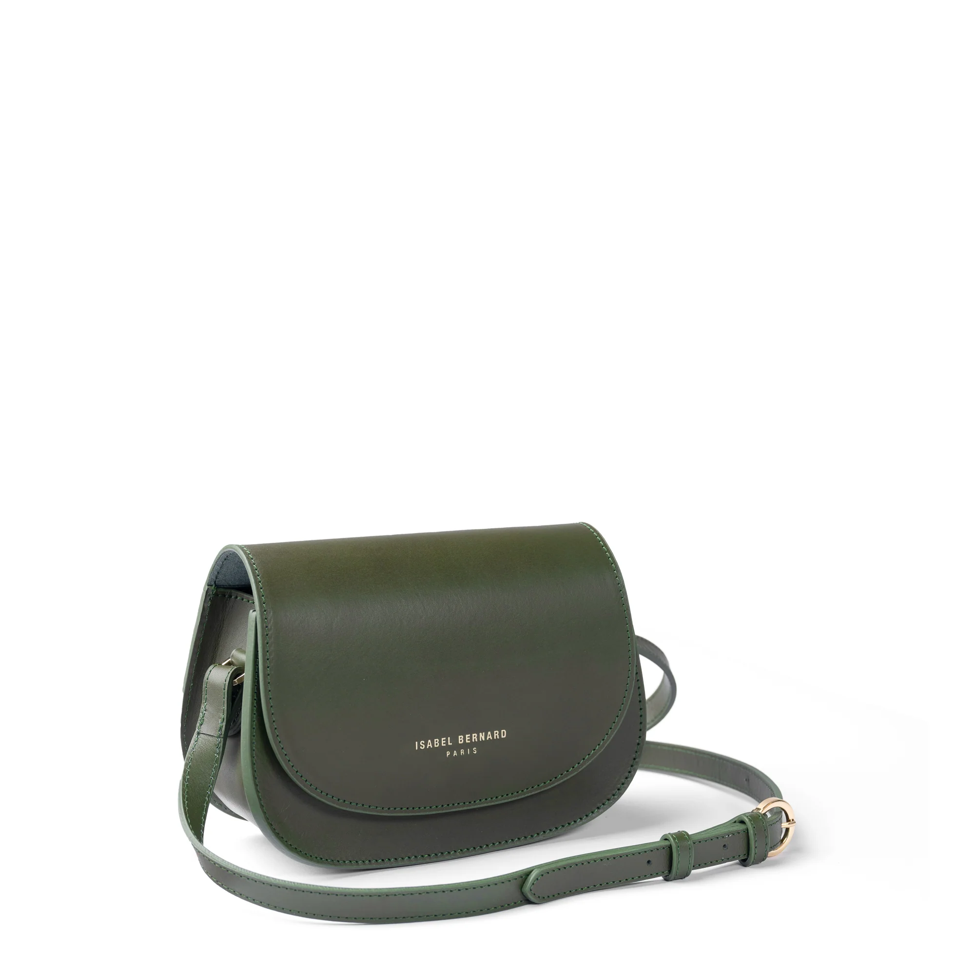 Montmartre Manon green vegetable tanned leather crossbody bag - Image 9