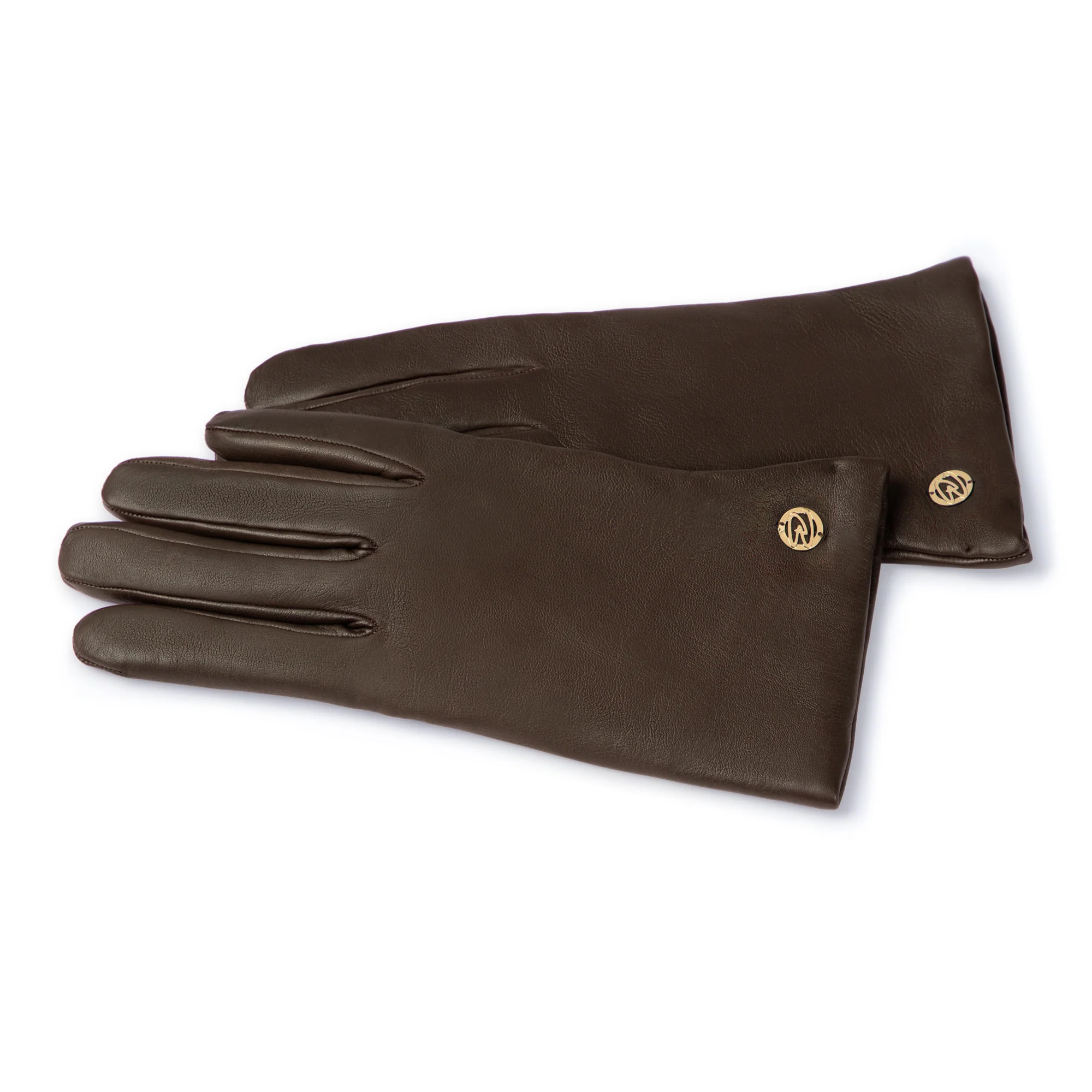 Honoré Eleanor dark brown  goatskin leather gloves - Image 5