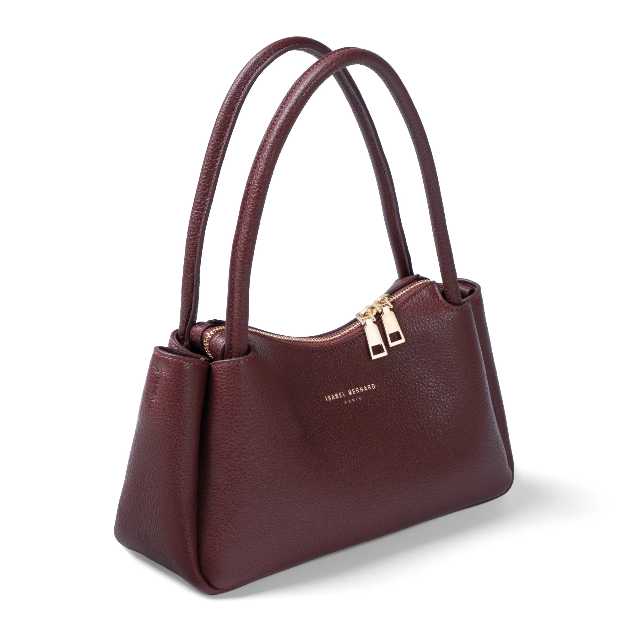 Honoré Eve Burgundy Calfskin Leather handbag - Image 8