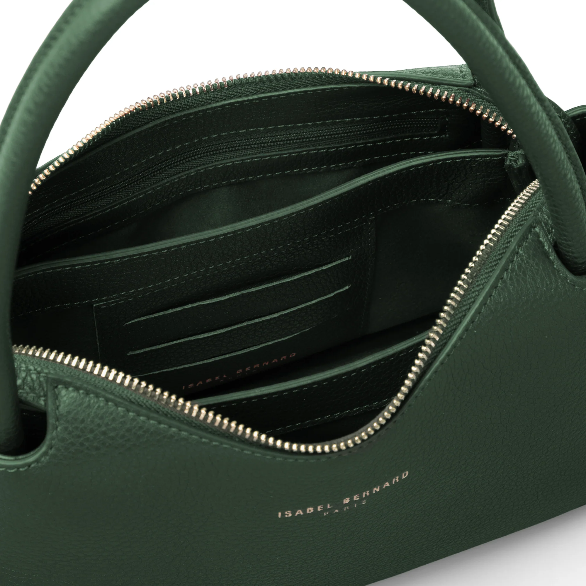 Honoré Eve Dark Green Calfskin Leather handbag - Image 7