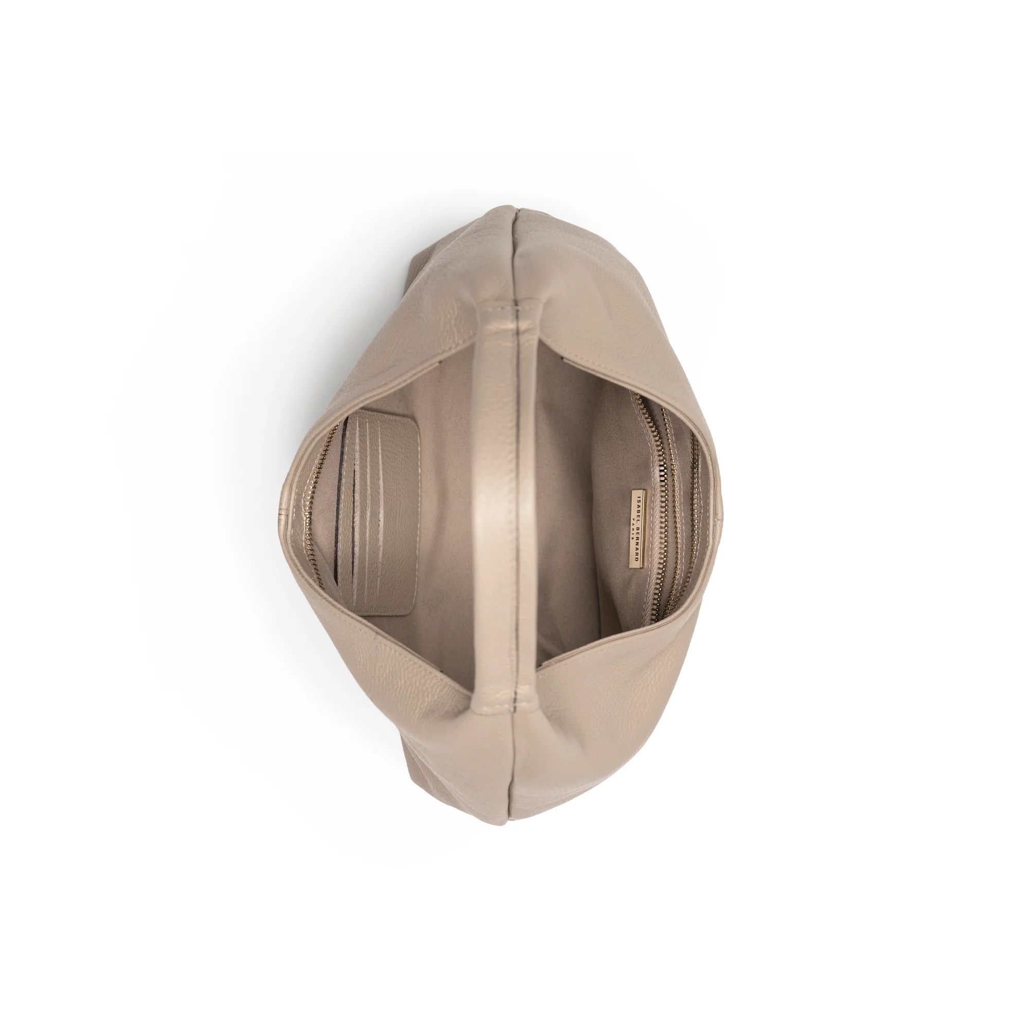 Honoré Grace mini taupe calfskin leather handbag - Image 6