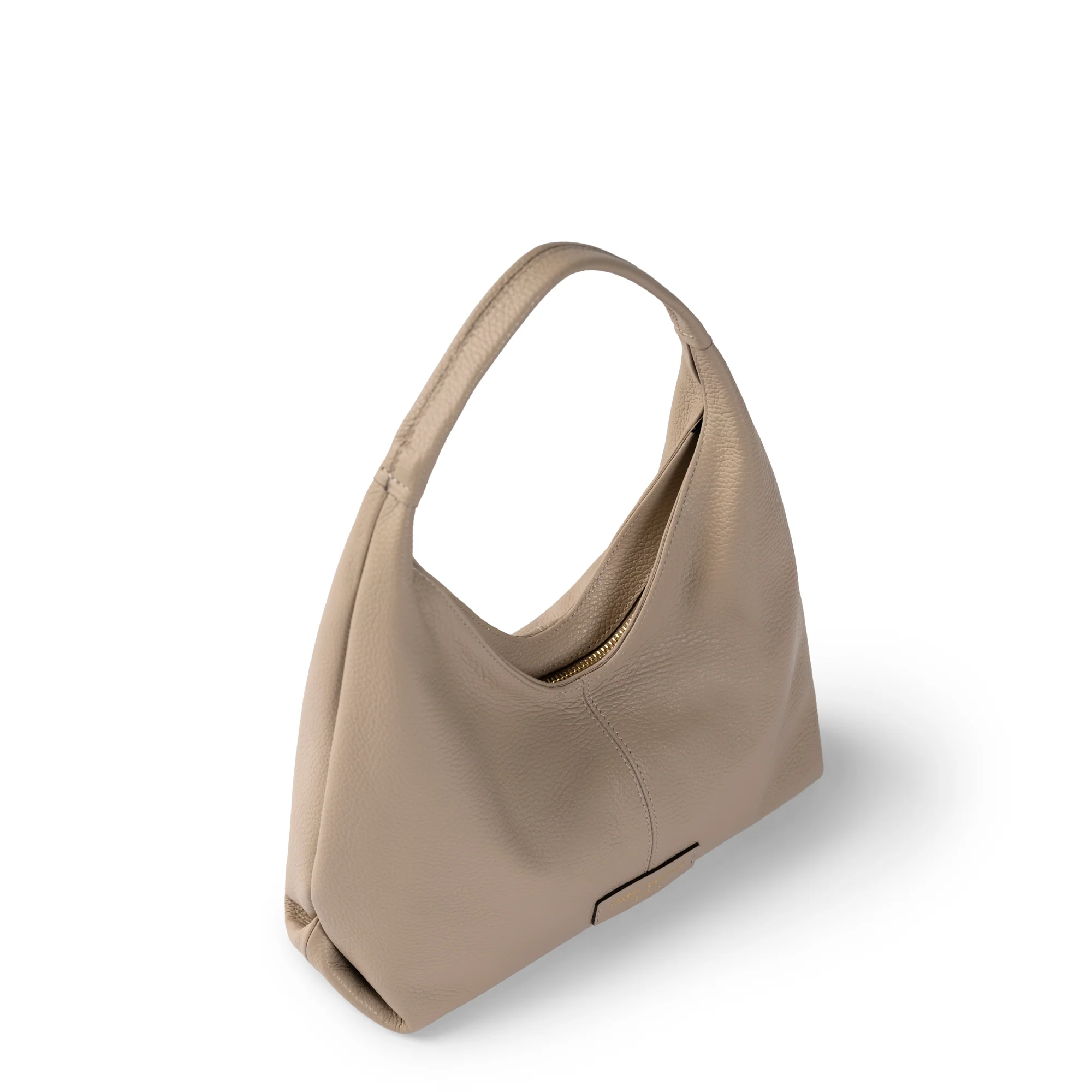 Honoré Grace mini taupe calfskin leather handbag - Image 7