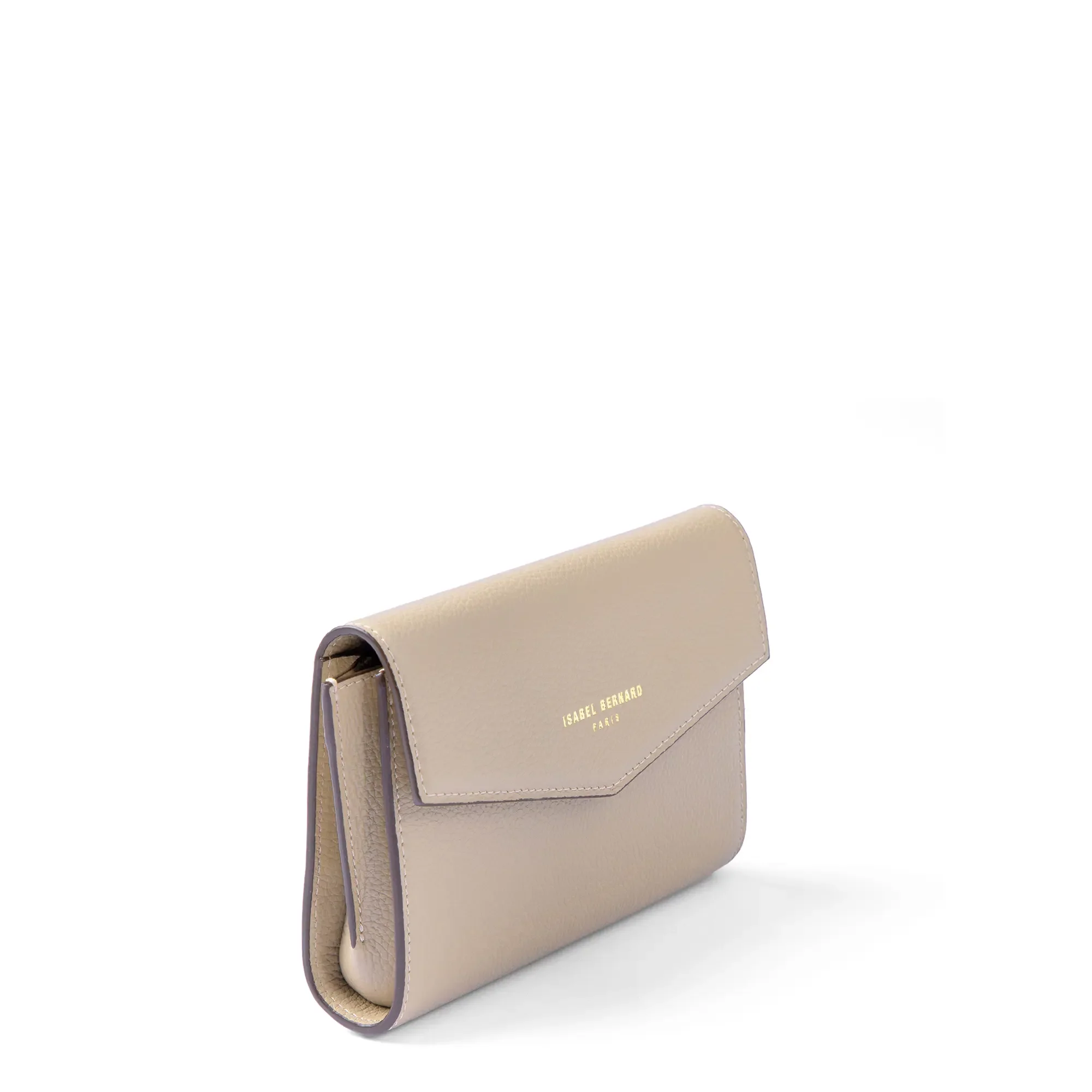 Honoré Lina Beige Clutch With Detachable Shoulder Chain - Image 7