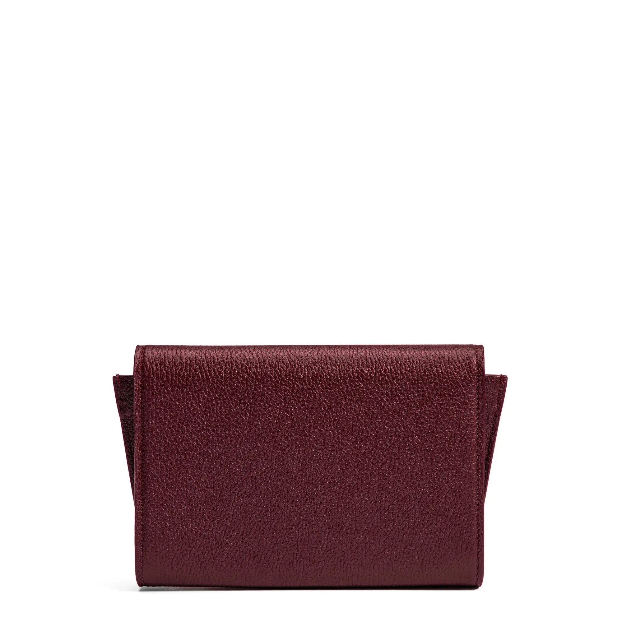 Honoré Lina Bordeaux Red Clutch With Detachable Shoulder Chain - Image 3