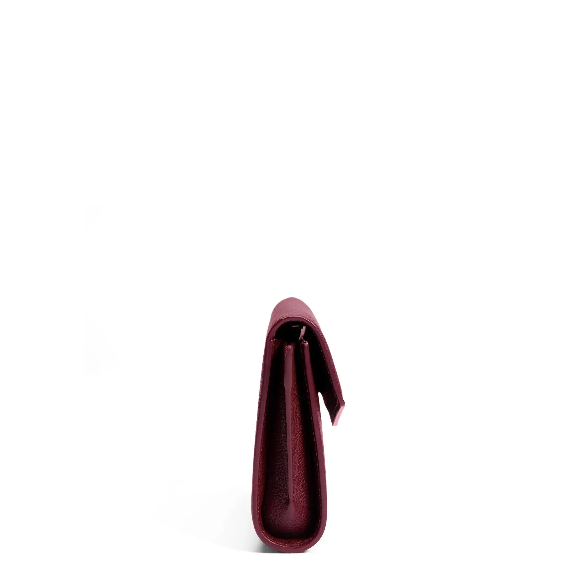 Honoré Lina Bordeaux Red Clutch With Detachable Shoulder Chain - Image 6