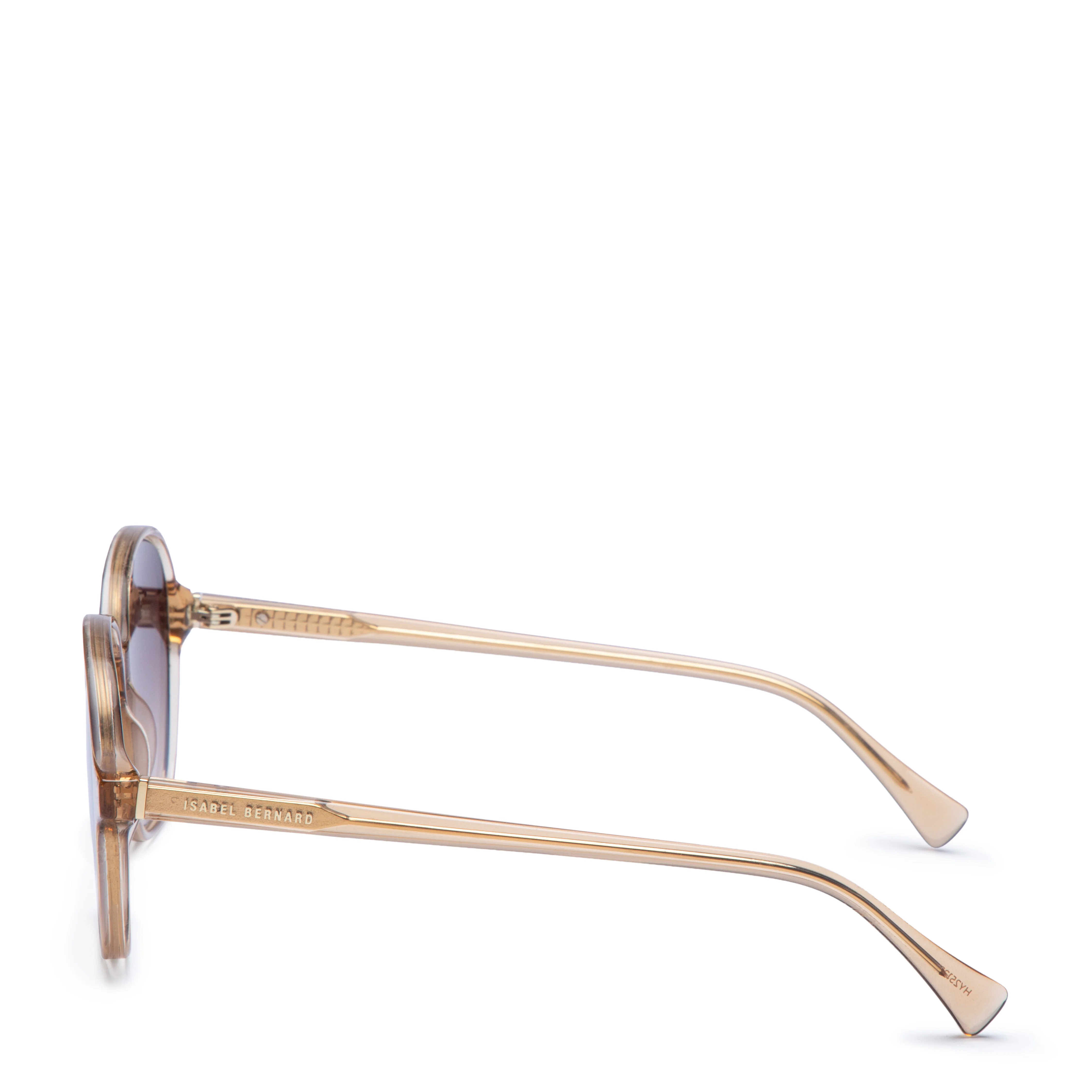 La Villette Eva transparent oval sunglasses with brown lenses - Image 5