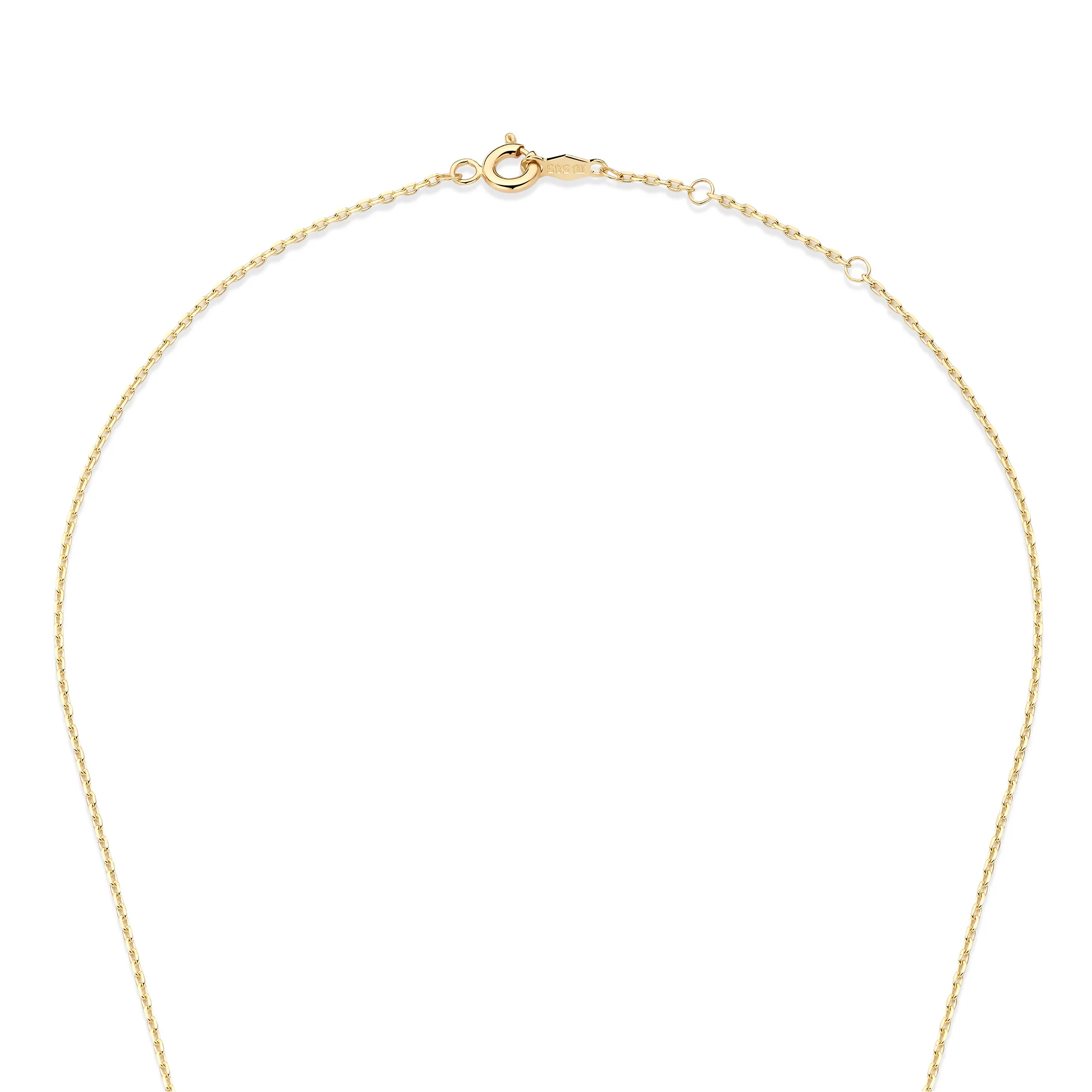 Le Marais Sophie 14 Karat Gold Necklace With Zirconia Stone - Image 6
