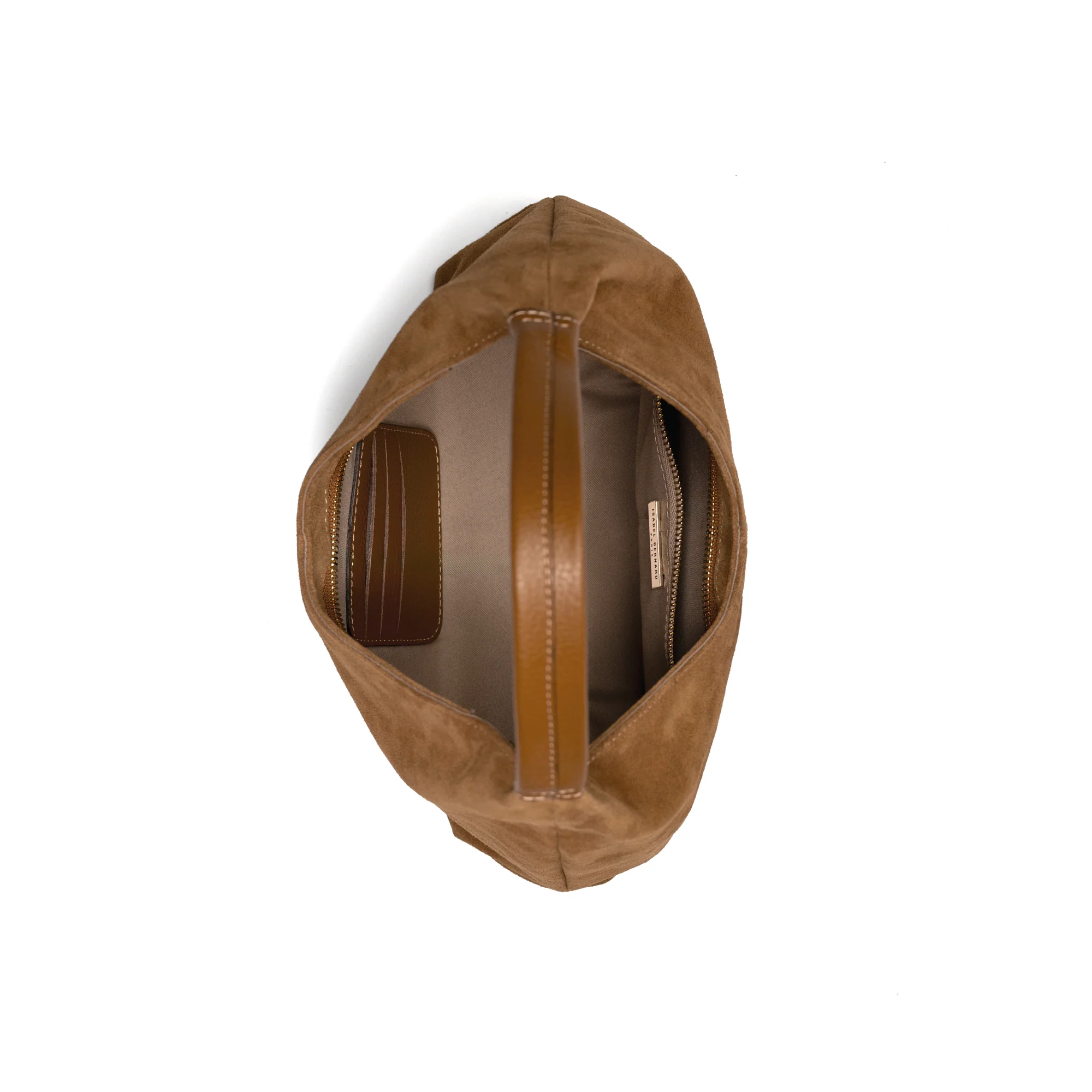 Honoré Grace mini brown suede handbag - Image 6
