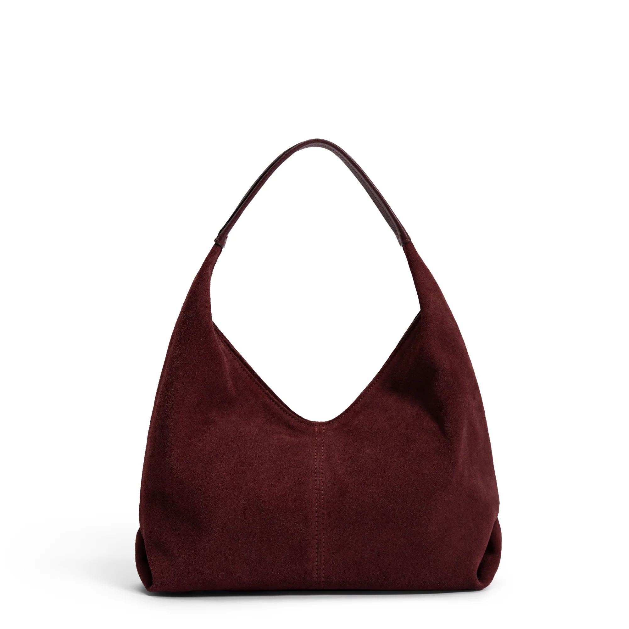 Honoré Grace mini bordeaux red suede handbag - Image 5