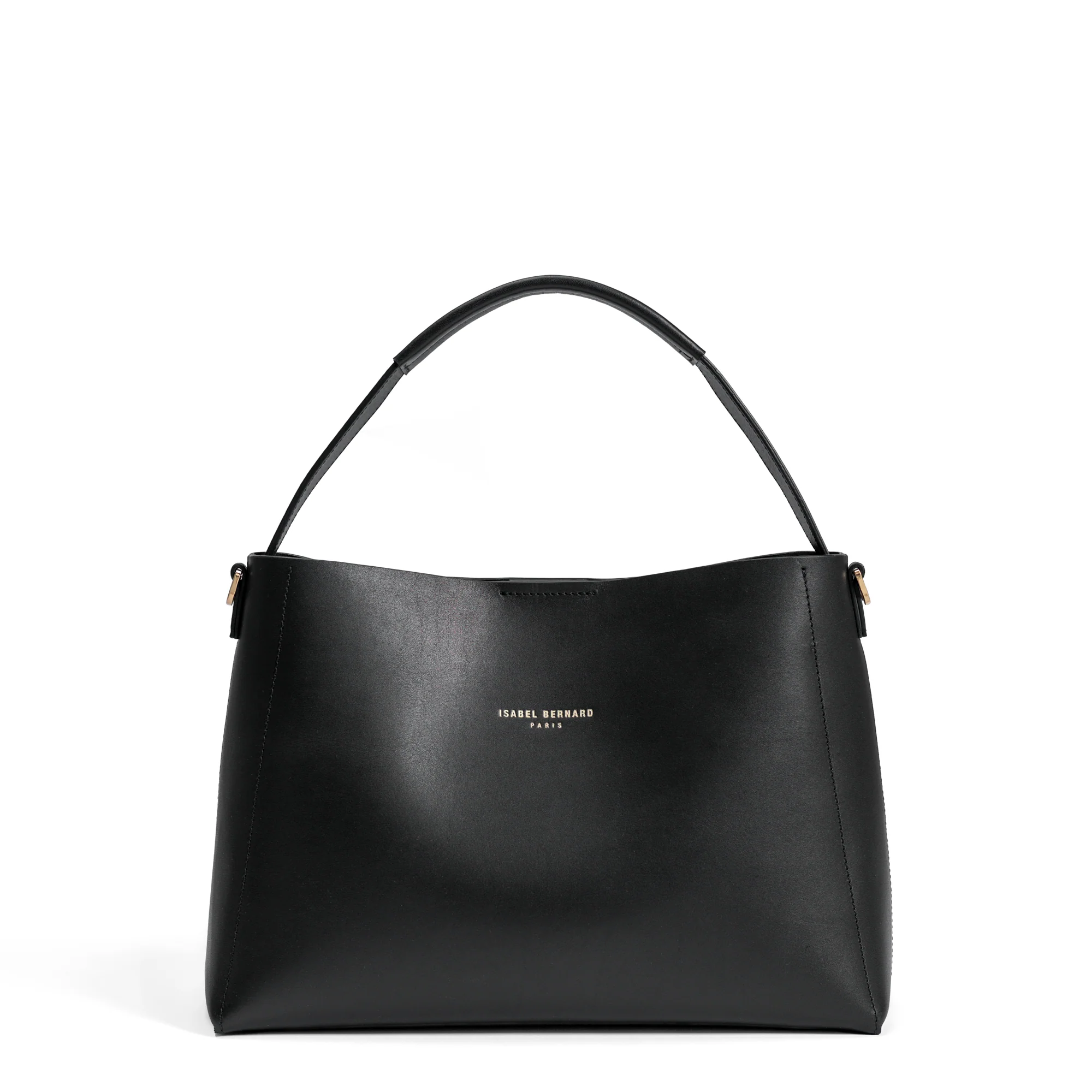 Montmartre Béatrice black vegetable tanned leather handbag
