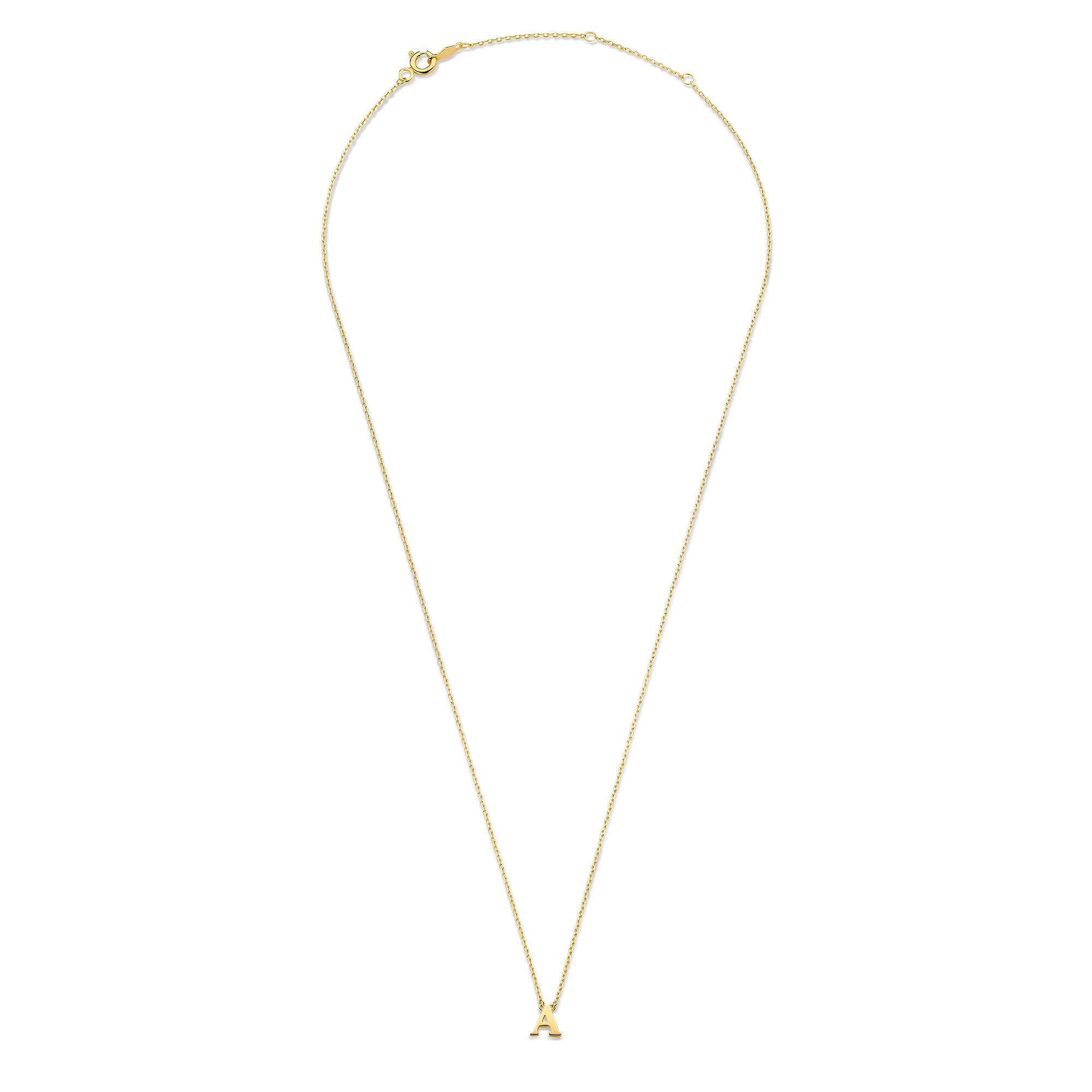 Le Marais Chloé 14 karat gold initial necklace with letter - Image 7
