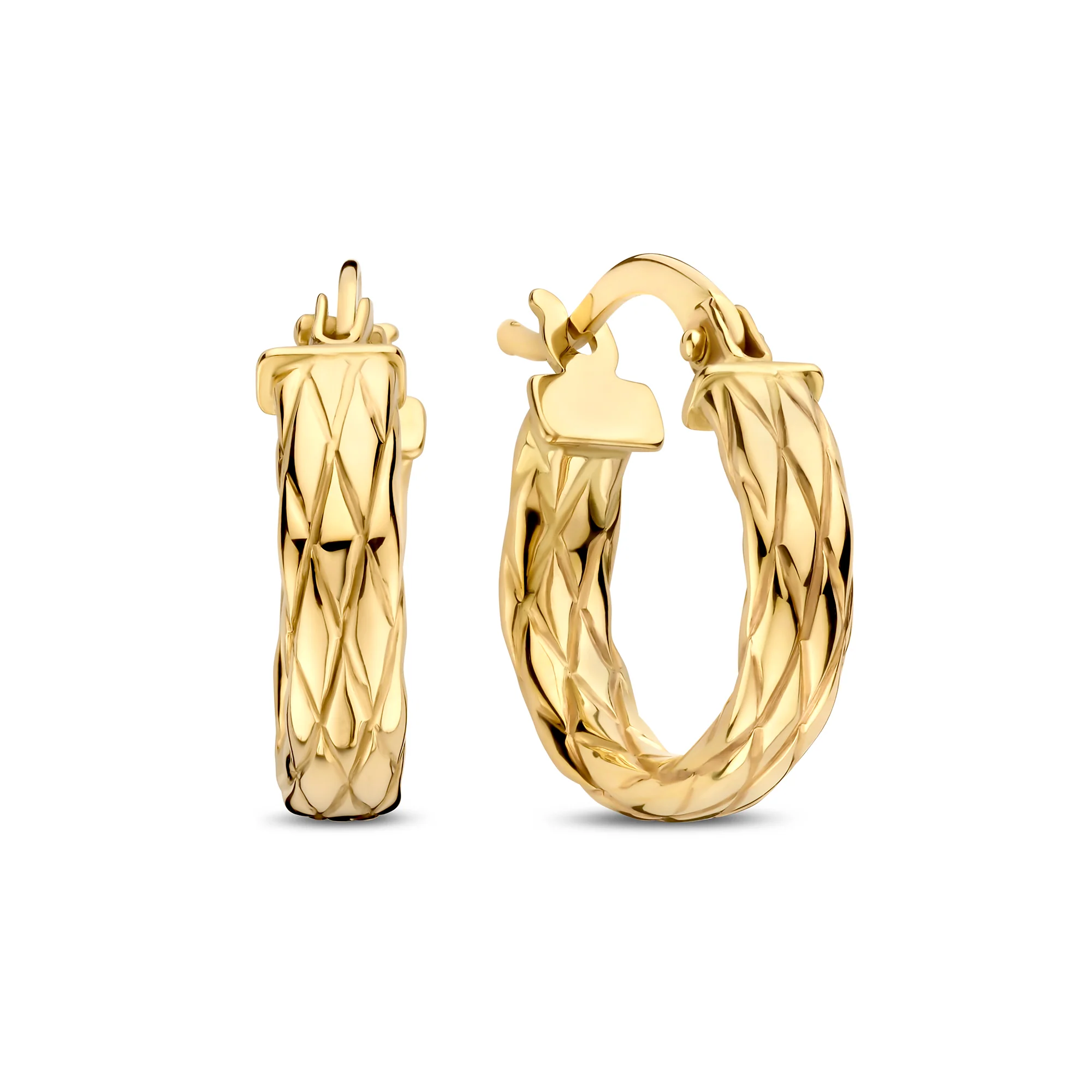 Rivoli Aurelle 14 karat gold hoop earrings