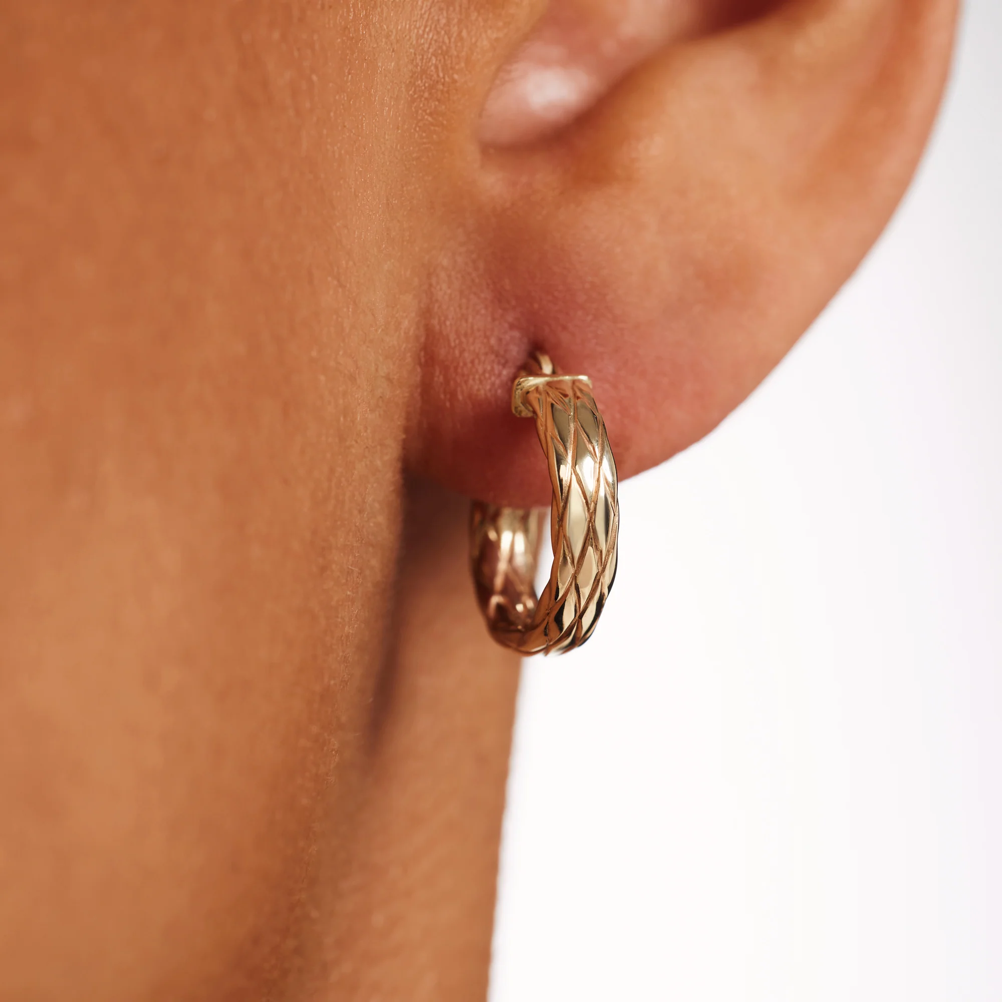 Rivoli Aurelle 14 karat gold hoop earrings - Image 2