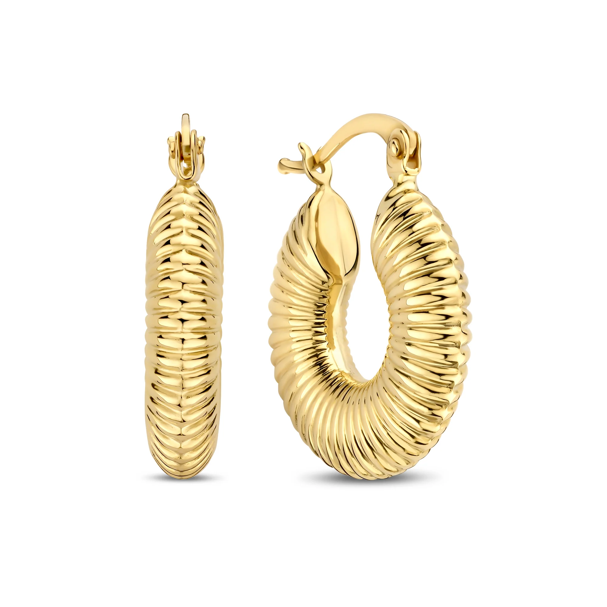 Rivoli Melissa 14 karat gold hoop earrings