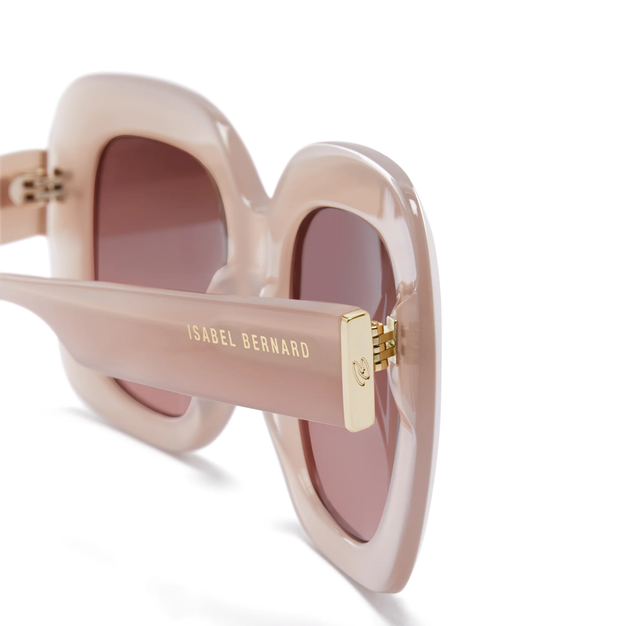 La Villette Rive soft pink square sunglasses - Image 8