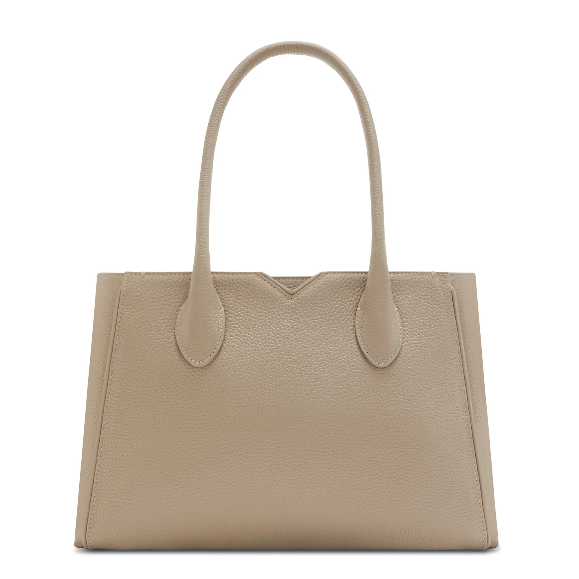 Honoré Cloe Midi taupe calfskin leather handbag - Image 6