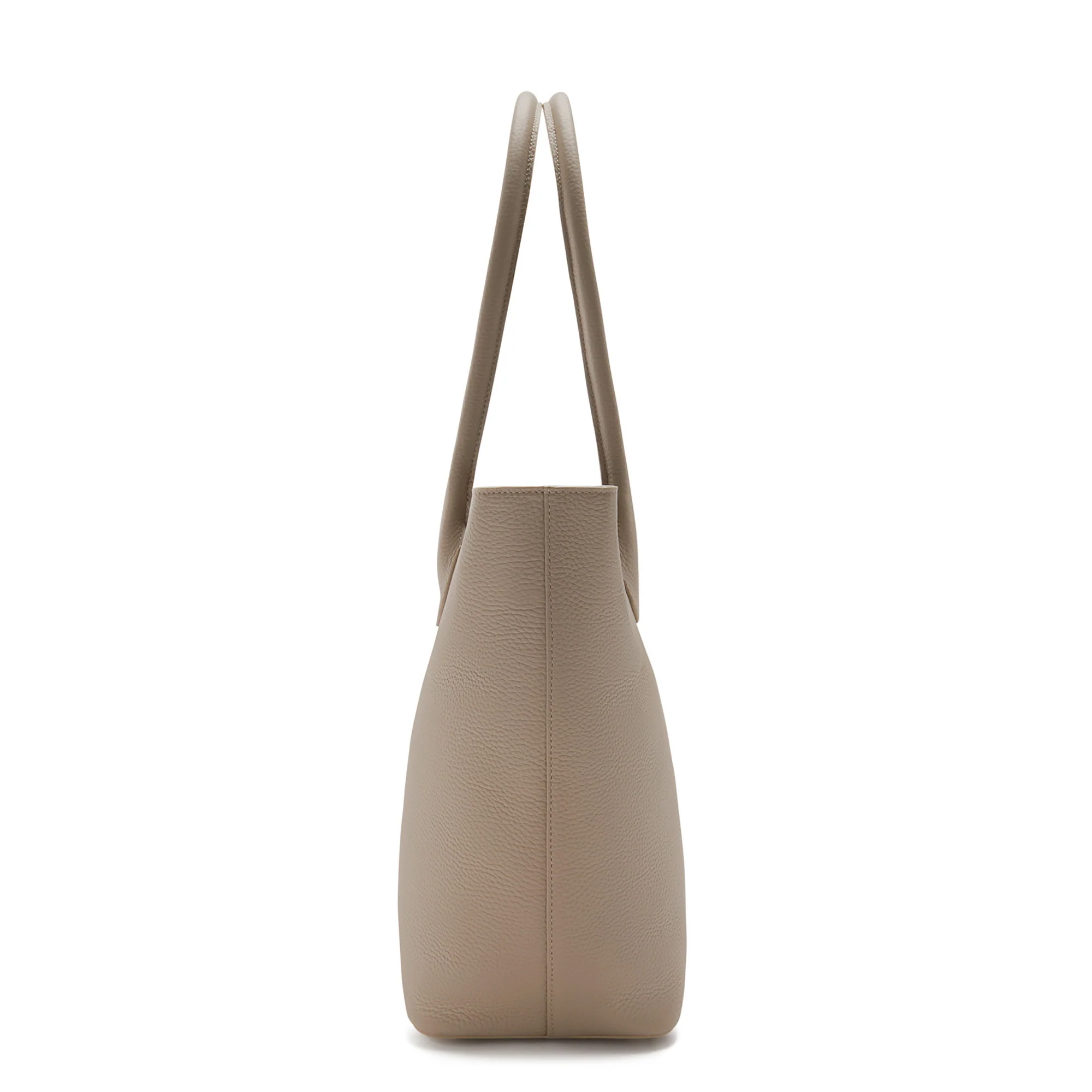 Honoré Lysanne taupe calfskin leather shopper - Image 5