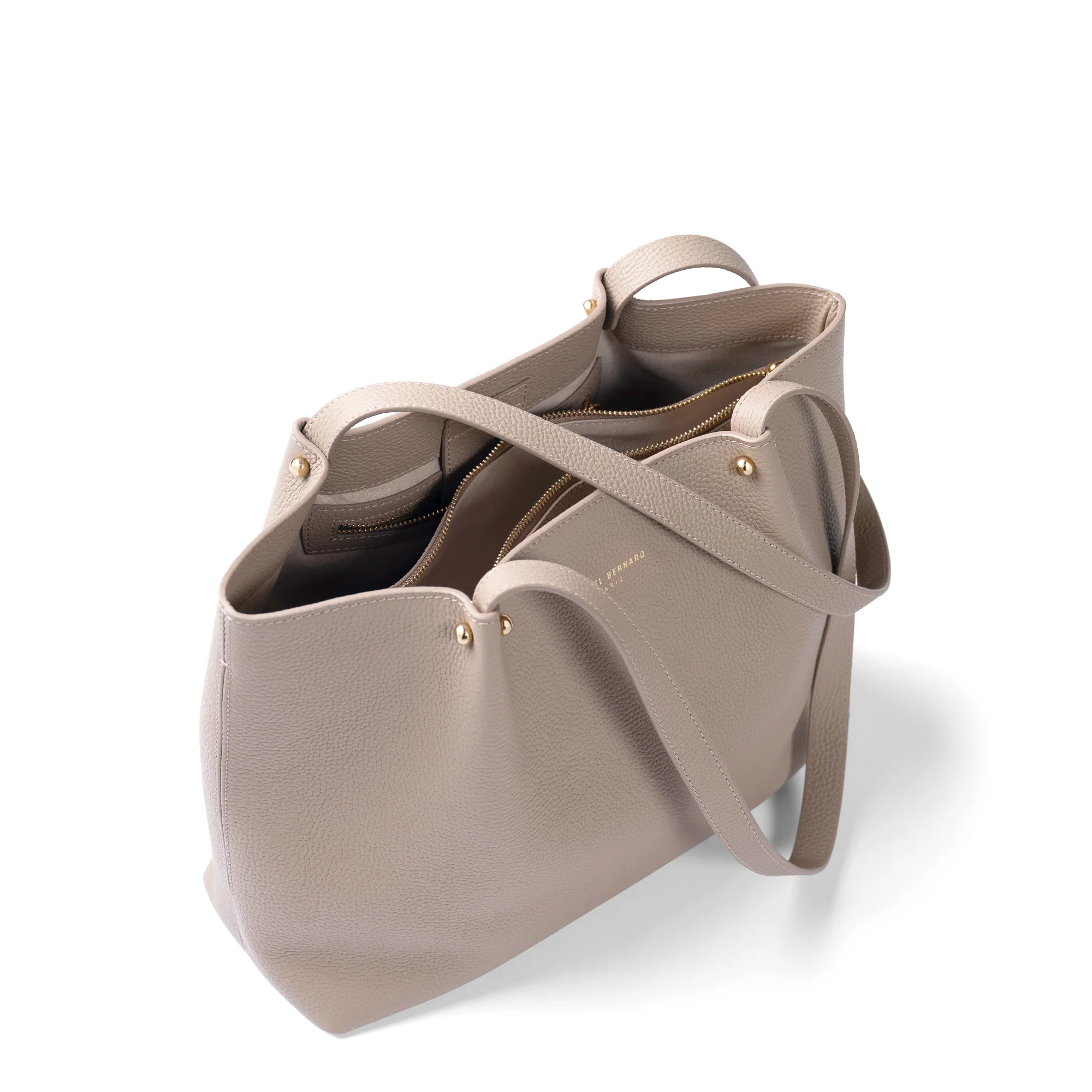 Honoré Nata taupe leather shopper calfskin leather - Image 10