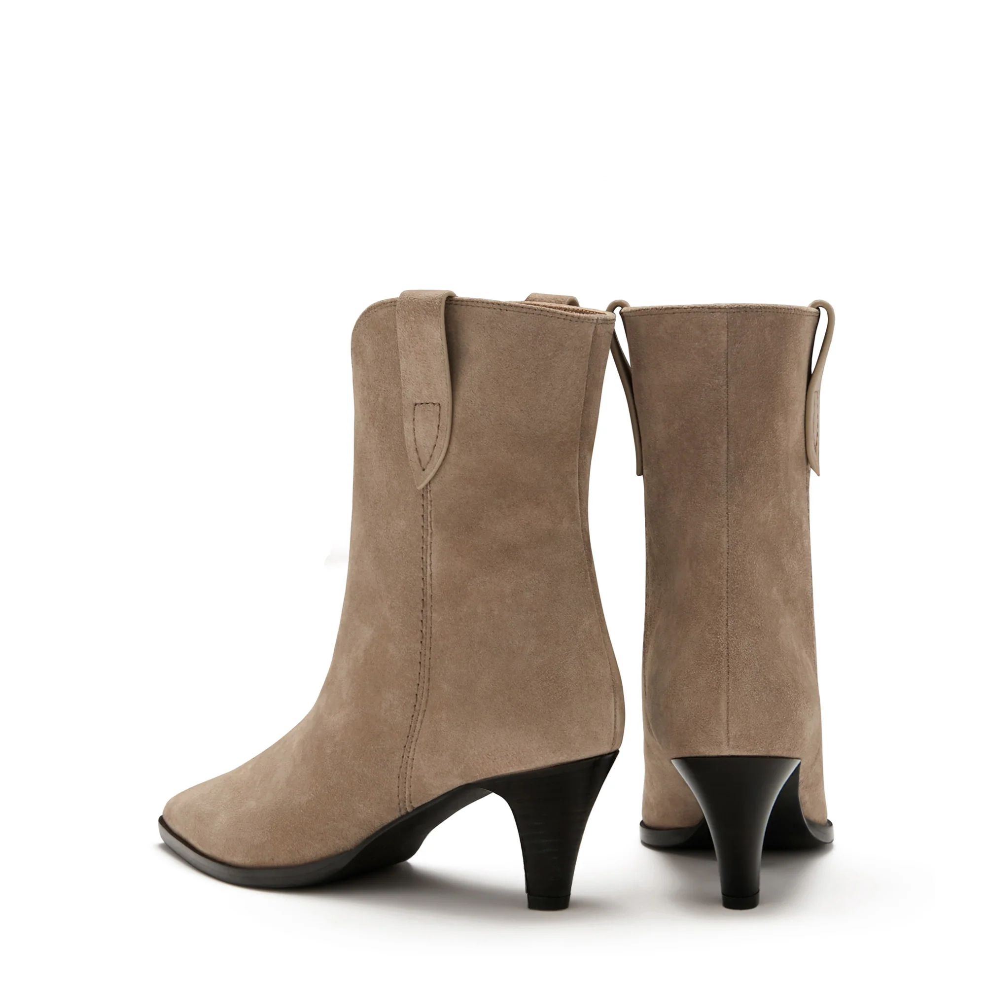 Vendôme Louane taupe suede boots - Image 8