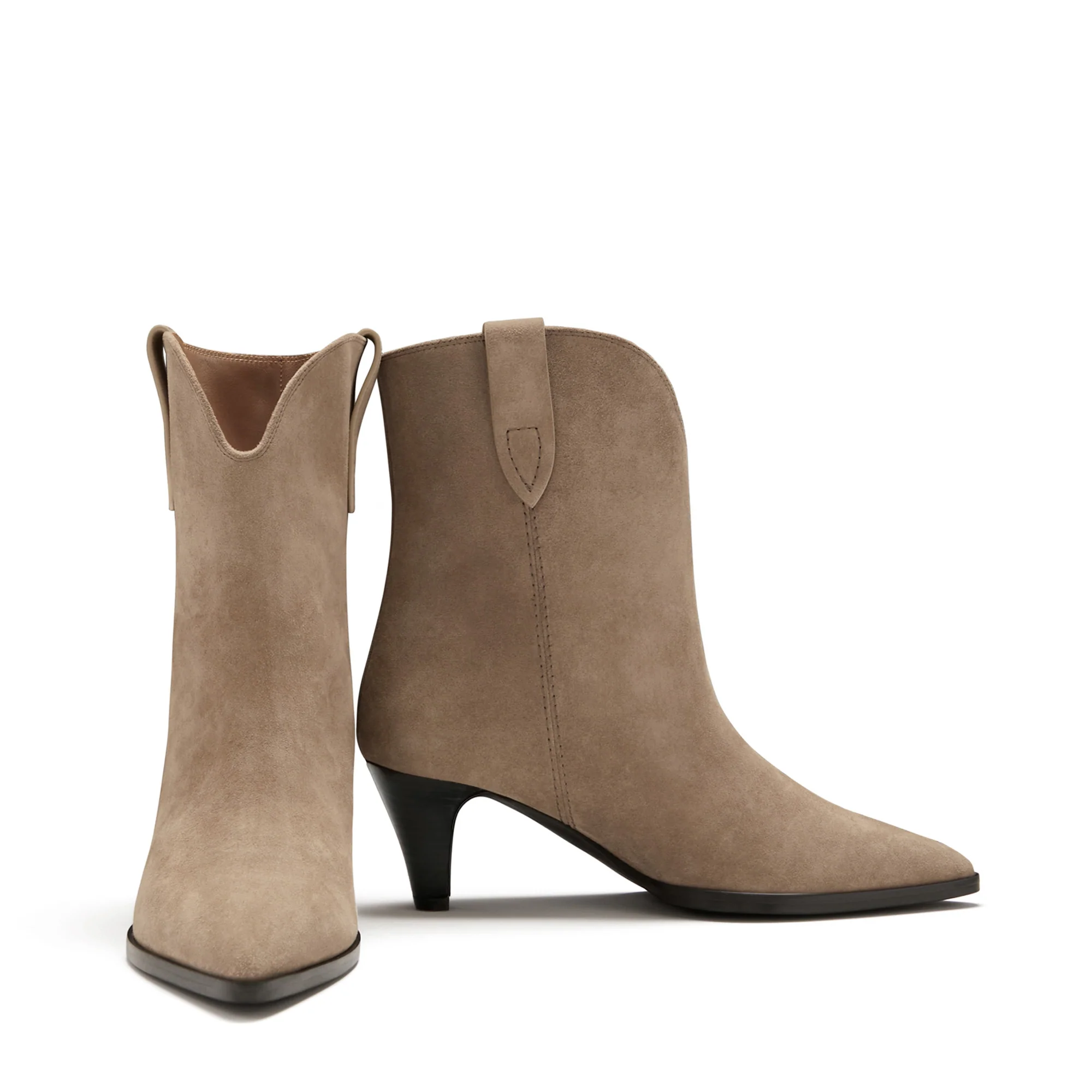 Vendôme Louane taupe suede boots - Image 9